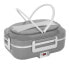 Electric Lunch Box N'oveen LB640 Dark grey Stainless steel 24 x 11 x 18,5 cm