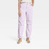 Фото #1 товара Women's High-Rise Parachute Pants - A New Day Lavender 6