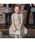 Фото #2 товара Платье для малышей IMOGA Collection NOVA FW23 CONFETTI NOVELTY JACQUARD, TWEED, PLEATED MESH
