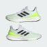 adidas Pureboost 23 防滑耐磨 低帮 跑步鞋 男款 白绿黑