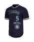 Фото #2 товара Men's Navy Seattle Mariners Cooperstown Collection Retro Classic T-shirt