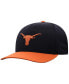 Фото #4 товара Men's Black, Texas Orange Texas Longhorns Two-Tone Reflex Hybrid Tech Flex Hat