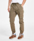 ფოტო #7 პროდუქტის Men's Garment-Dyed Cargo Jogger Pants, Created for Macy's