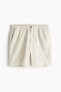 Фото #4 товара Regular Fit Linen-blend Shorts