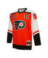 Фото #3 товара Men's Eric Lindros Orange Philadelphia Flyers 1992 Blue Line Player Jersey