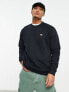 ellesse Teranna oversized sweatshirt with large back print logo in black