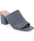 ფოტო #4 პროდუქტის Women's Lorenna Block Heel Slide Sandals