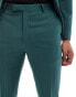 Twisted Tailor suit trousers dark green