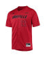 Фото #3 товара Men's #22 Red Louisville Cardinals Button-Up Baseball Jersey