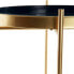 Вспомогательный стол DKD Home Decor Позолоченный Металл Тёмно Синий (40 x 40 x 50 cm)