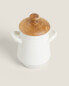 Фото #5 товара Ceramic honeypot with wooden lid