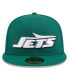 Фото #2 товара Men's Green New York Jets 2024 NFL Draft 59FIFTY Fitted Hat