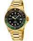 ფოტო #1 პროდუქტის Men's Wall Street Swiss Automatic Gold-Tone Stainless Steel Watch 43mm