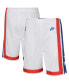 Big Boys White Brooklyn Nets Hardwood Classics Swingman Shorts