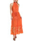 Фото #1 товара Ramy Brook Kahlil Maxi Dress Women's Orange Xs
