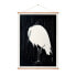 Фото #1 товара KOKONOTE Egret In The Rain Wooden Wall Scroll
