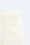 Фото #9 товара Жаккардовые шорты с геометрическим принтом ZARA