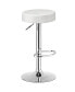 Фото #30 товара Set of 2 Round Bar Stool Adjustable Swivel Pub Chair