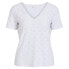 Фото #3 товара VILA Tressy Detail short sleeve v neck T-shirt