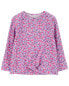 Фото #2 товара Baby Floral Jersey Long-Sleeve Fashion Top - Floral 12M