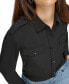 ფოტო #3 პროდუქტის Women's Epaulette Button Up Shirt