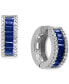 ფოტო #1 პროდუქტის EFFY® Ruby (1-1/2 ct. t.w.) and Diamond (3/8 ct. t.w.) Earrings in 14k Rose Gold (Also available in Sapphire)