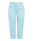 ფოტო #3 პროდუქტის Women's Mona Fit Slim Leg Power Stretch 5-Pocket Capri