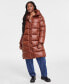 Фото #4 товара Petite Hooded Collared Puffer Coat