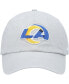 Фото #3 товара Men's Gray Los Angeles Rams Clean Up Adjustable Hat