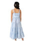 ფოტო #6 პროდუქტის Big Girls Belted Gingham Midi Dress, 2 PC