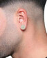 ფოტო #2 პროდუქტის Men's Diamond Circle Stud Earrings (1/6 ct.tw) in 10K Gold