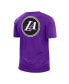 Фото #4 товара Men's Purple Los Angeles Lakers 2022/23 City Edition Brushed Jersey T-shirt