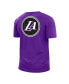 ფოტო #4 პროდუქტის Men's Purple Los Angeles Lakers 2022/23 City Edition Brushed Jersey T-shirt