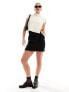 Фото #1 товара & Other Stories belted high waist mini skirt with pockets in black