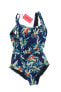 Coastal Rose 267280 Women One Piece Swimsuit Multi Size 8