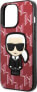 Karl Lagerfeld Etui Karl Lagerfeld KLHCP13LPMNIKPI Apple iPhone 13 Pro hardcase czerwony/red Monogram Ikonik Patch