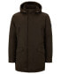Фото #3 товара Men's Down-Filled Logo Patch Hooded Jacket