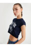 Топ Koton Crop Printed Tee