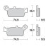 Фото #2 товара MOTO-MASTER Ajp 091811 Sintered Brake Pads