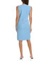 Фото #2 товара St. John Stretch Dress Women's Blue L