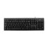 Фото #1 товара V7 USB/PS2 Wired Keyboard – FR - Full-size (100%) - Wired - USB - Mechanical - AZERTY - Black