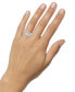 ფოტო #2 პროდუქტის Diamond Halo Multirow Engagement Ring (1 ct. t.w.) in 14k White Gold