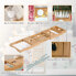 Фото #11 товара Мебель для ванной комнаты HOMCOM Badewannenablage aus Bambus 834-072