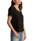 Фото #4 товара Women's Square-Neck Short-Sleeve Top