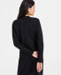 Women's Braid-Trim Notch-Collar Sweater Blazer, Created for Macy's