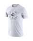 Men's White Michigan State Spartans Basketball Icon Legend Performance T-shirt