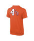 Big Boys Orange Clemson Tigers Disney+ 4Â½ Player T-shirt