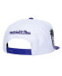 Men's White Sacramento Kings Soul Logo Shine 2-Tone Snapback Hat