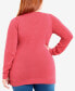 Plus Size V-neck Sweater