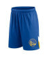 ფოტო #3 პროდუქტის Men's Royal Golden State Warriors Slice Shorts